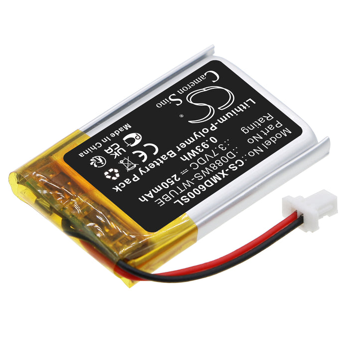 XP Metal Detectors WS6 WSAII WS audio headphones WS4 WS5 WSA WSAII XL Headphone Replacement Battery