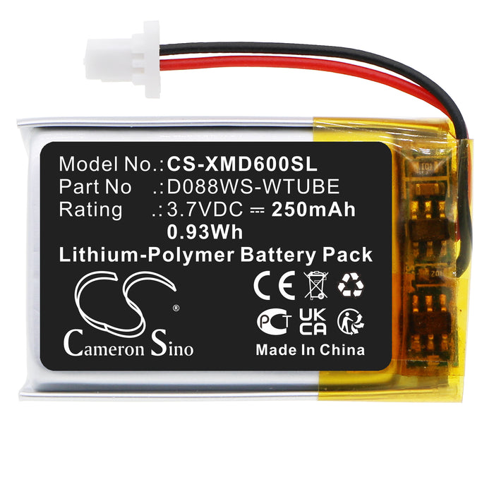 XP Metal Detectors WS6 WSAII WS audio headphones WS4 WS5 WSA WSAII XL Headphone Replacement Battery