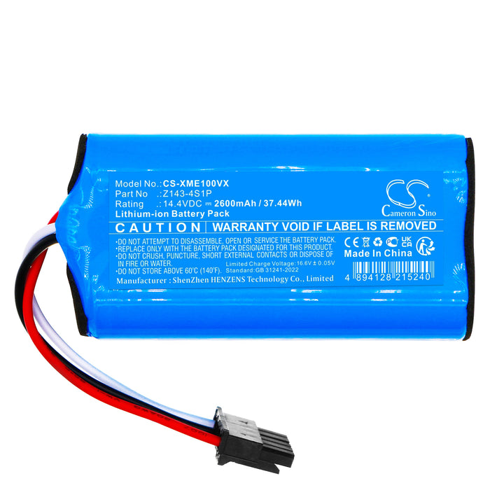 MyGenie ZX1000 Auto Vacuum Cleaner Type B Plug 2600mAh Vacuum Replacement Battery
