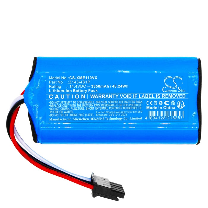 MyGenie ZX1000 Auto Vacuum Cleaner Type B Plug 3350mAh Vacuum Replacement Battery