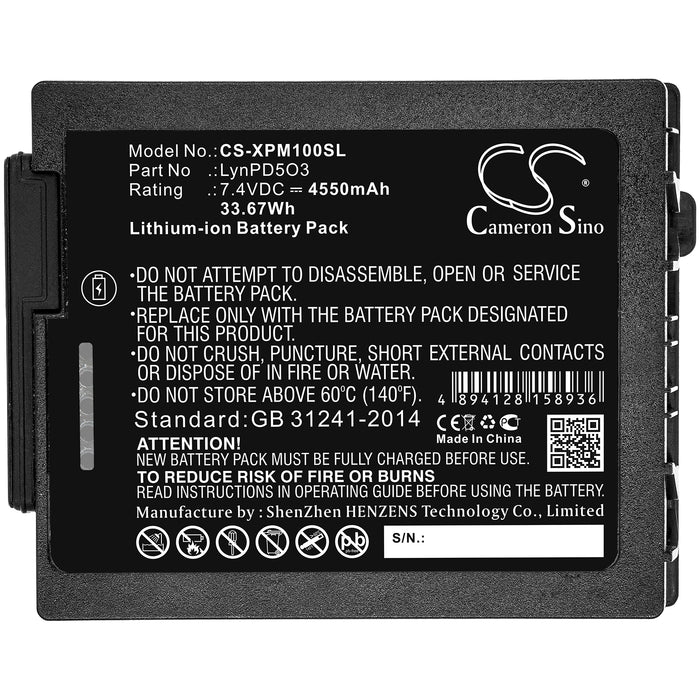 Zebra Xplore XLBM1 Xplore LynPD5O3 Xplore 0B23-01H4000E Tablet Replacement Battery