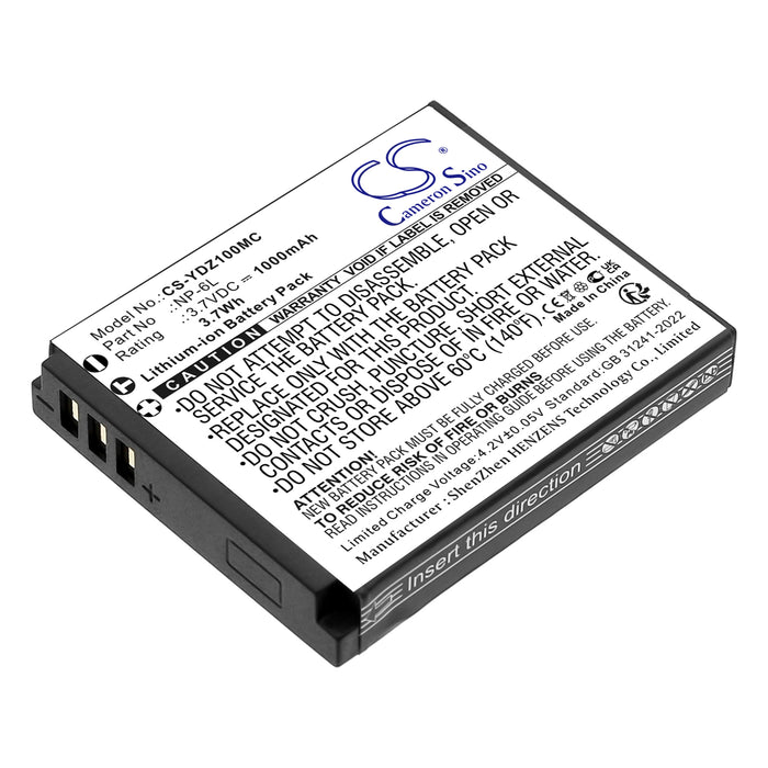 Yashica DZ-100 Hello Kitty,Yashica DigiPix Camera Replacement Battery