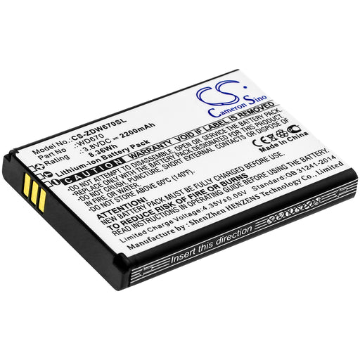 MTC 874FT Hotspot Replacement Battery