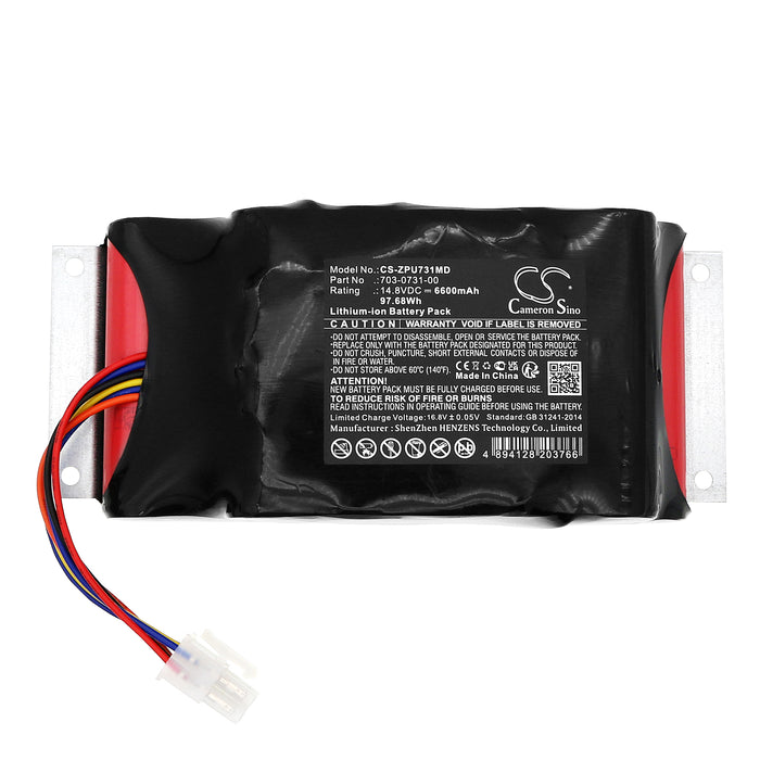 Zebra UNIVENT 731 Ventilator Eagle II EMV+ 731 Medical Replacement Battery