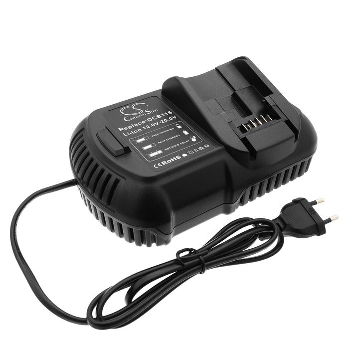 DeWalt 120V MAX,12V MAX Li-ion,20V MAX,60V MAX,CL3.C18S,DCB184,DCB184-XJ,DCB184-XR,DCD700,DCD710,DCD710D2-QW,DCD710N,DCD710 Power Tool Battery Charger