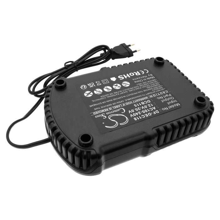 DeWalt 120V MAX,12V MAX Li-ion,20V MAX,60V MAX,CL3.C18S,DCB184,DCB184-XJ,DCB184-XR,DCD700,DCD710,DCD710D2-QW,DCD710N,DCD710 Power Tool Battery Charger