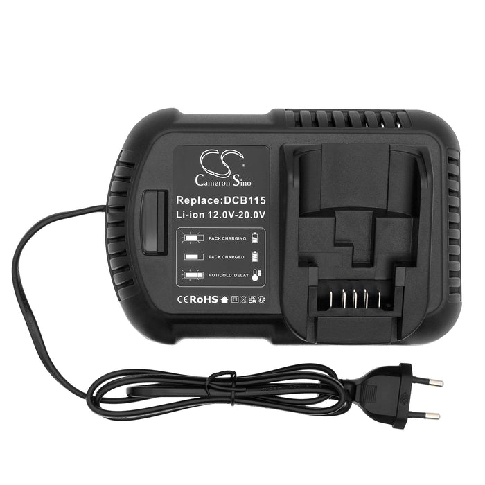 DeWalt 120V MAX,12V MAX Li-ion,20V MAX,60V MAX,CL3.C18S,DCB184,DCB184-XJ,DCB184-XR,DCD700,DCD710,DCD710D2-QW,DCD710N,DCD710 Power Tool Battery Charger