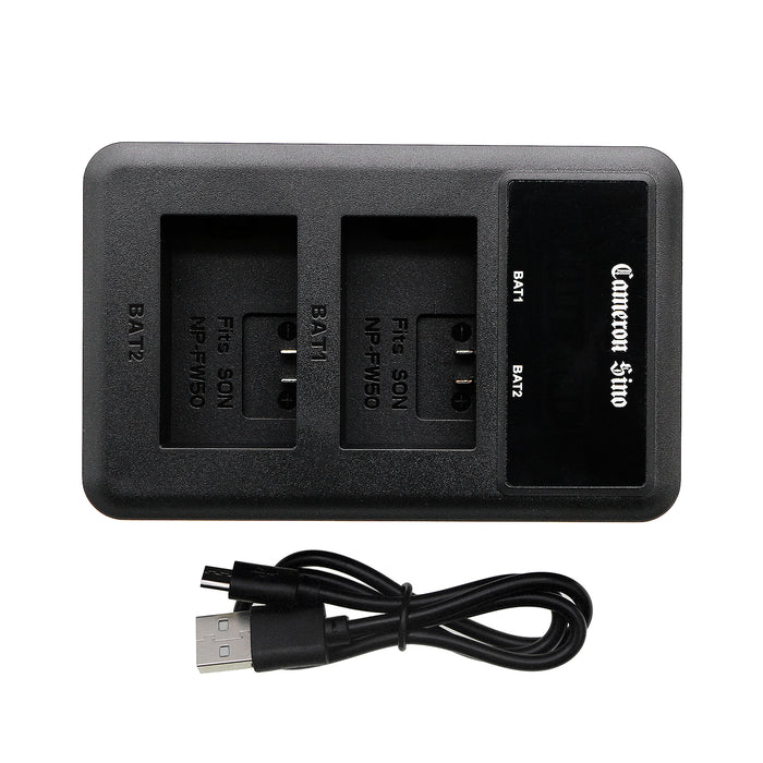 Sony Mirrorless Alpha A6000 Mirrorless Alpha A5000 Mirrorless Alpha A3000 Alpha A6300 SLT-A35B DLSR A55 NEX-5T NEX-3NY NEX-3NL  Camera Battery Charger