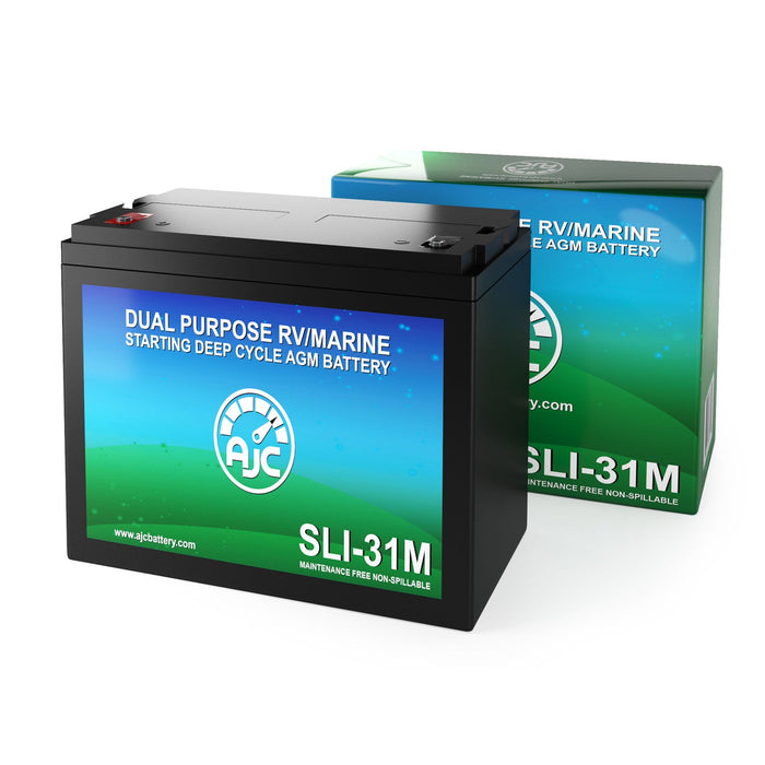 AJC Battery Compatible with Burco CG 195KW Portable 12V 100Ah Generator Battery