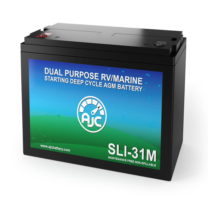 AJC Battery Compatible with Burco CG 195KW Portable 12V 100Ah Generator Battery