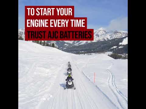 AJC Battery Compatible with Polaris Trail Deluxe Snowmobile Battery (1988-1993)