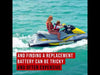 AJC Pro Battery Compatible with Yamaha VX1050F WaveRunner VX Limited 1050CC Personal Watercraft Battery (2022-2023)