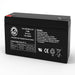 Alaris Medical Gemini 1320 6V 12Ah Medical Replacement Battery