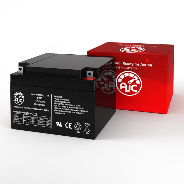 Deltec PR1200 12V 26Ah UPS Replacement Battery-2