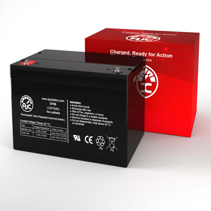 Permobil C500 12V 75Ah Wheelchair Replacement Battery-2