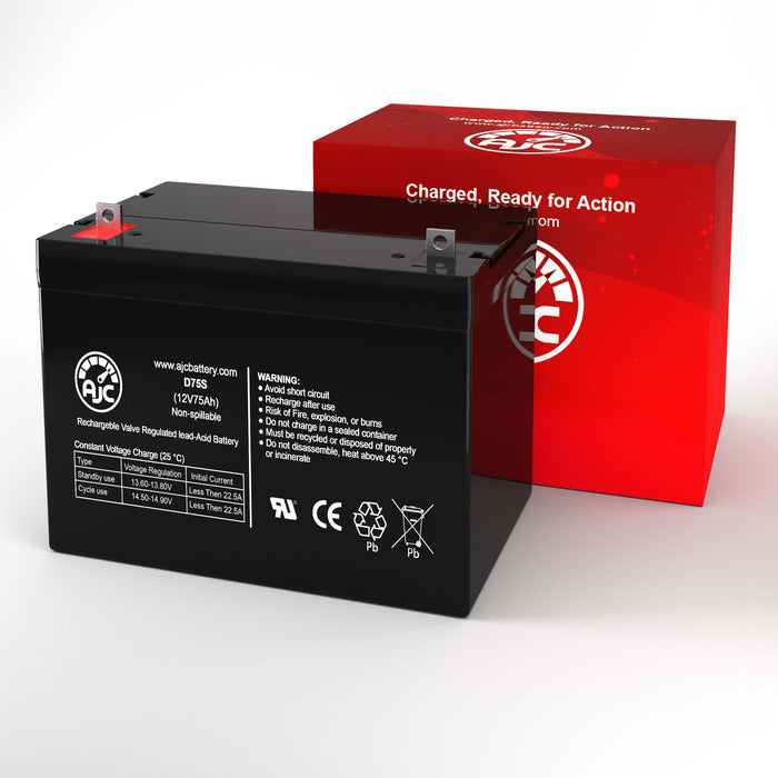 Gruber Power 12-270 12V 75Ah UPS Replacement Battery-2