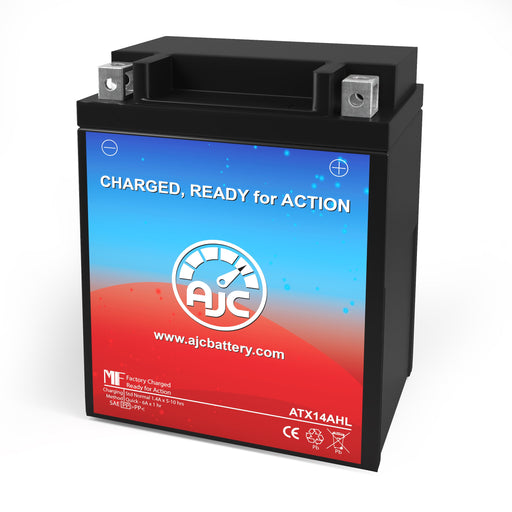Z Scooters Silver Star 500CC Motorcycle Replacement Battery (1993-1996)