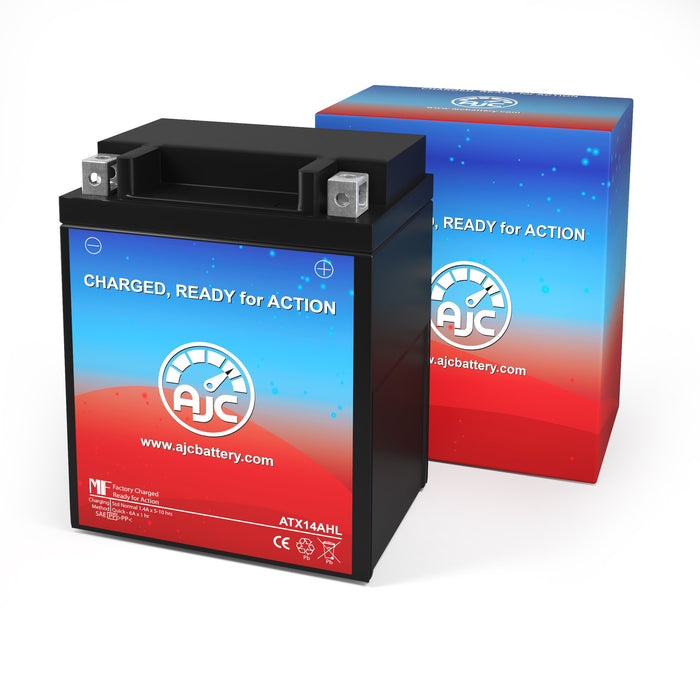 Yamaha PZ480E Phazer Deluxe 480CC Snowmobile Replacement Battery (1984-1989)