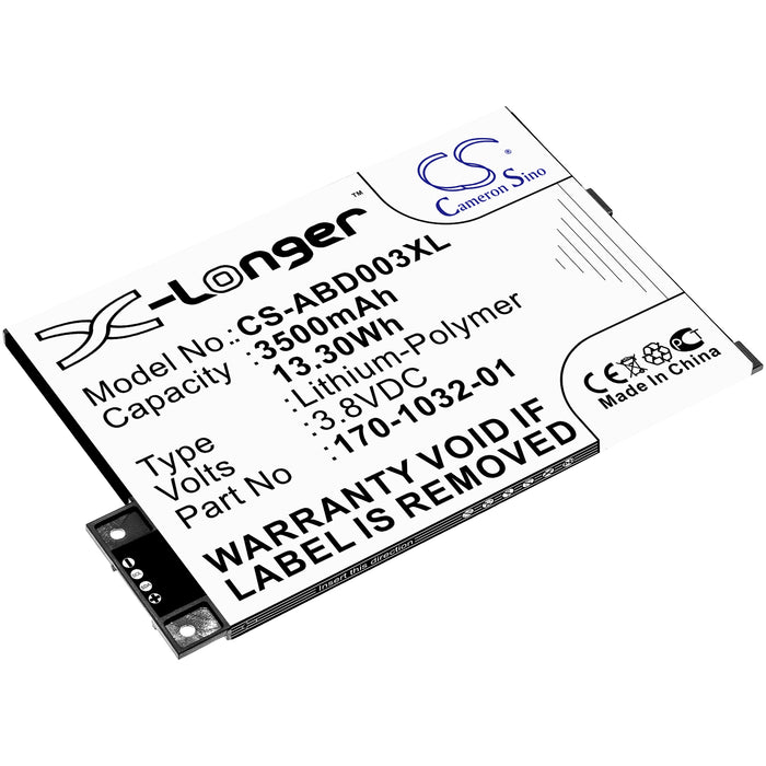 Amazon Kindle 3 Kindle 3 Wi-fi Kindle 3G K 3500mAh Replacement Battery-main
