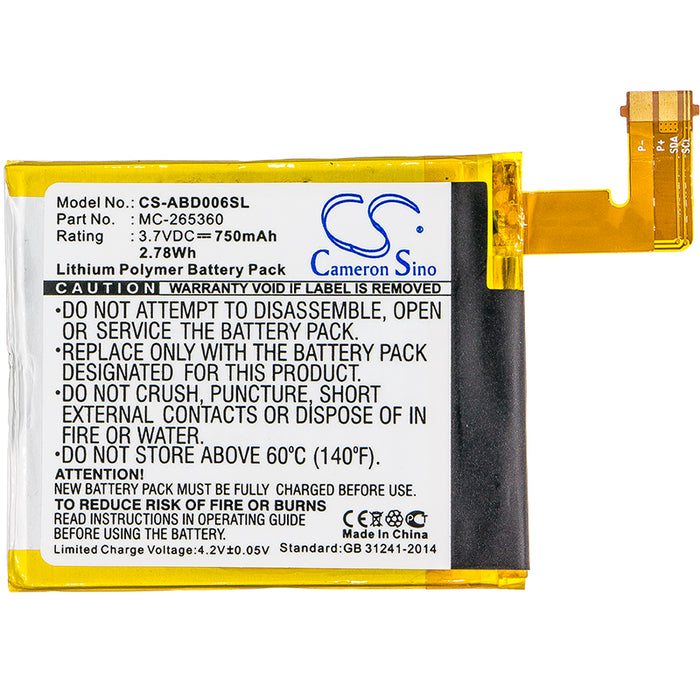 Amazon D01100 Kindle 4 Kindle 4G Kindle 5 Kindle 6 eReader Replacement Battery-3