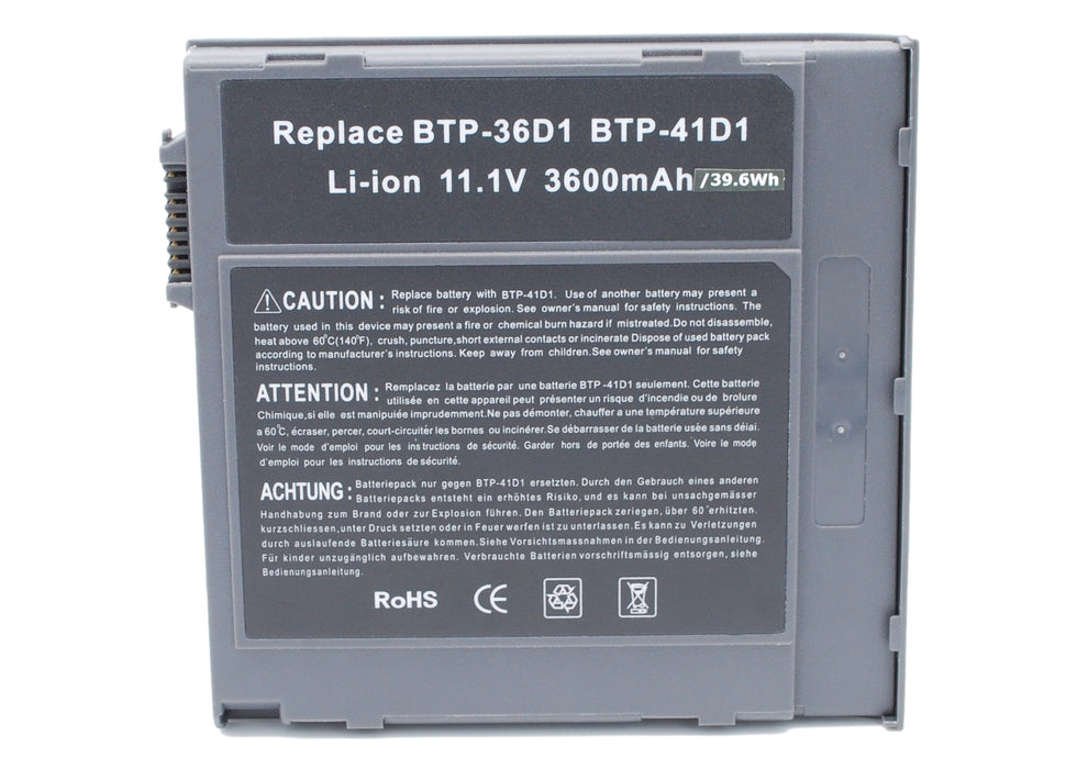Acer TravelMate 350 TravelMate 351 TravelMate 352  Replacement Battery-main