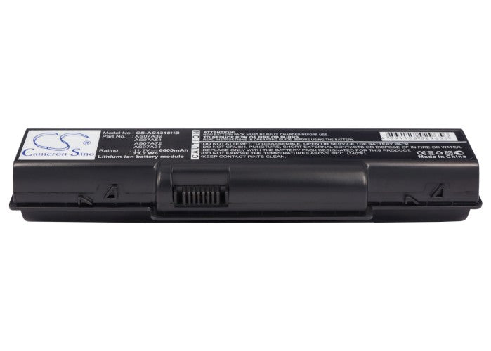 Gateway NV5207U NV5211U NV5212U NV5213U NV5214U NV5215U NV5216U NV53 NV5302U NV5331U NV5337U NV54 NV54 6600mAh Laptop and Notebook Replacement Battery-5