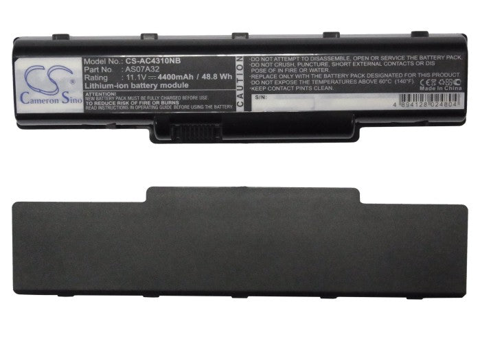 Gateway NV5207U NV5211U NV5212U NV5213U NV5214U NV5215U NV5216U NV53 NV5302U NV5331U NV5337U NV54 NV54 4400mAh Laptop and Notebook Replacement Battery-5