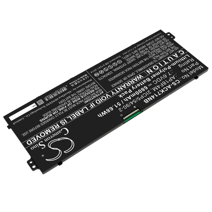 Acer CChromebook 715 CB715-1W-57CC Chromebook 714 CB714-1W-3313 Chromebook 714 CB714-1W-552W Chromebook 714 CB Laptop and Notebook Replacement Battery