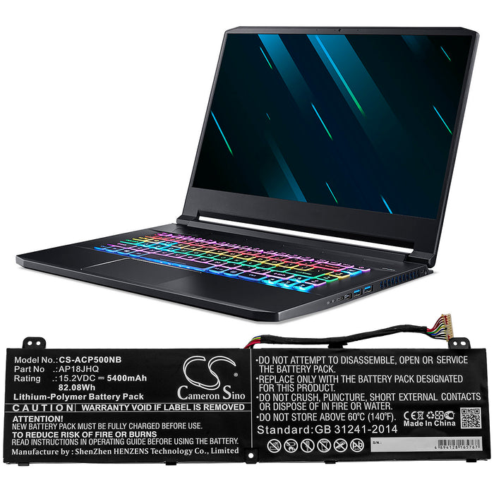 Acer ConceptD 7 CN715-71 ConceptD 7 CN715-71-708A ConceptD 7 CN715-71-70LR ConceptD 7 CN715-71-71LX ConceptD 7 Laptop and Notebook Replacement Battery-5