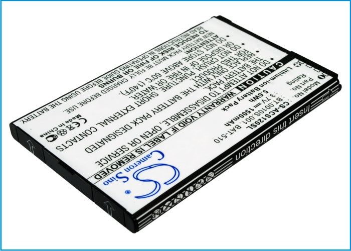Acer Liquid Metal MT S120 Mobile Phone Replacement Battery-2