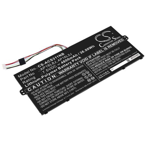 Acer Chromebook Spin 311 CP311-3H Chromebook Spin 311 CP311-3H-K Chromebook Spin 513 CP513-1H Chromebook Spin  Laptop and Notebook Replacement Battery