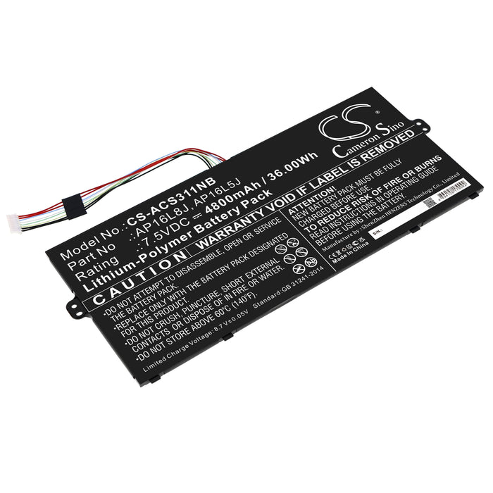 Acer Chromebook Spin 311 CP311-3H Chromebook Spin 311 CP311-3H-K Chromebook Spin 513 CP513-1H Chromebook Spin  Laptop and Notebook Replacement Battery