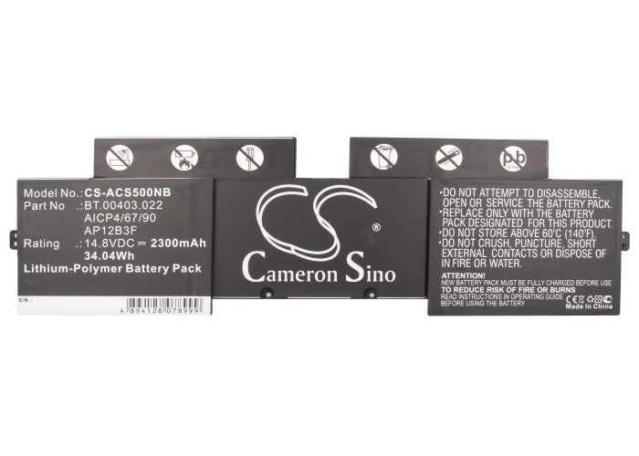 Acer Aspire S5-391-6495 Aspire S5 Aspire S5 -391-73514G12kk Aspire S5-391 Aspire S5-391-6836 Aspire S5-391-735 Laptop and Notebook Replacement Battery-5