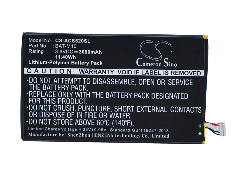 Acer Liquid Jade S2 Liquid S2 S520 S58A Replacement Battery-main