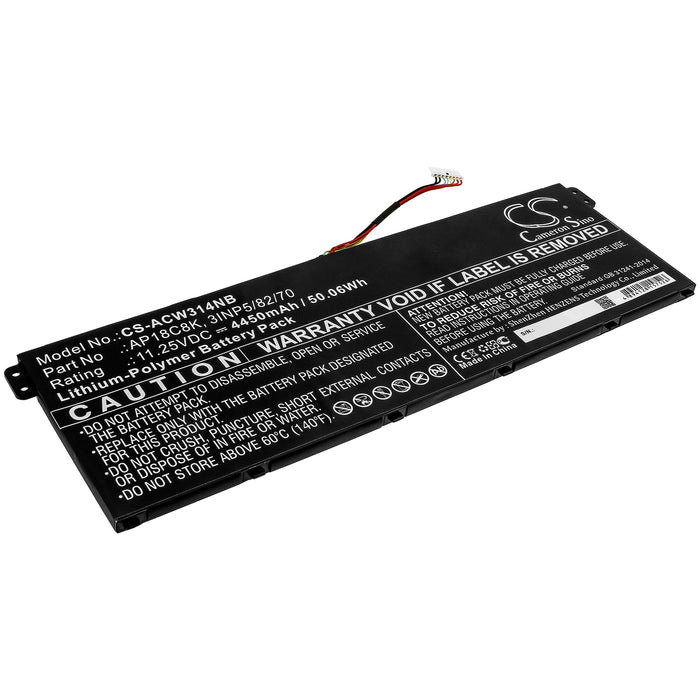 Acer Aspire 5 A514-52-58U3 Chromebook 314 C933 Chr Replacement Battery-main