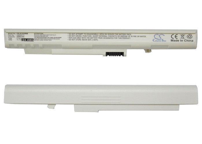 Gateway LT1000 LT1001 LT1001G LT1001J LT1004 LT1004U LT1005 LT-1005C LT1005U LT1008C 2200mAh White Laptop and Notebook Replacement Battery-5