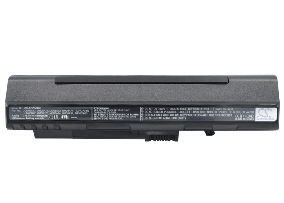 Acer Aspire One 10.1inin (Black) Aspire One  Black Replacement Battery-main