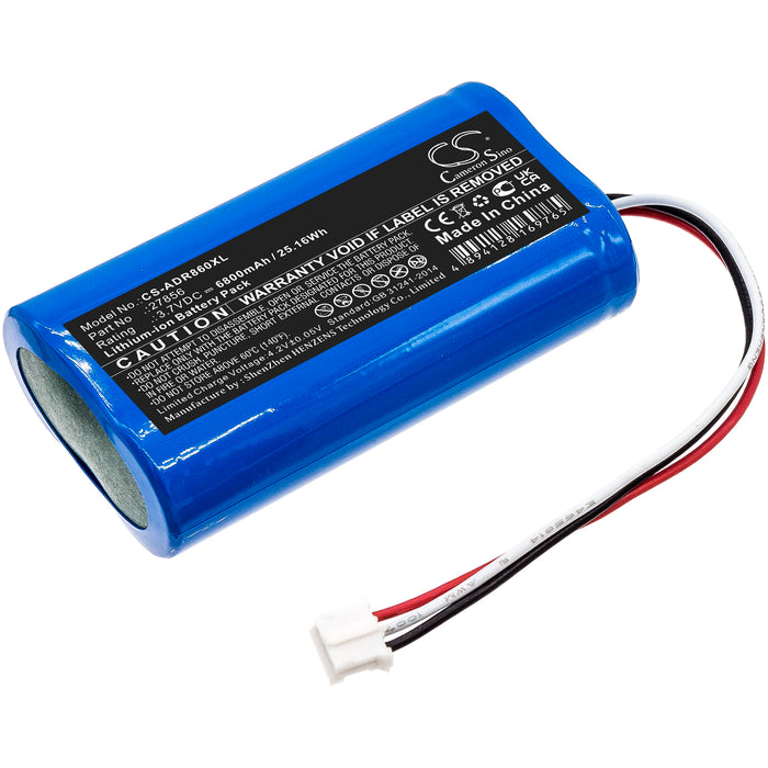 Albrecht DR 855 DR 860 DR855 DR860 6800mAh Replacement Battery-main
