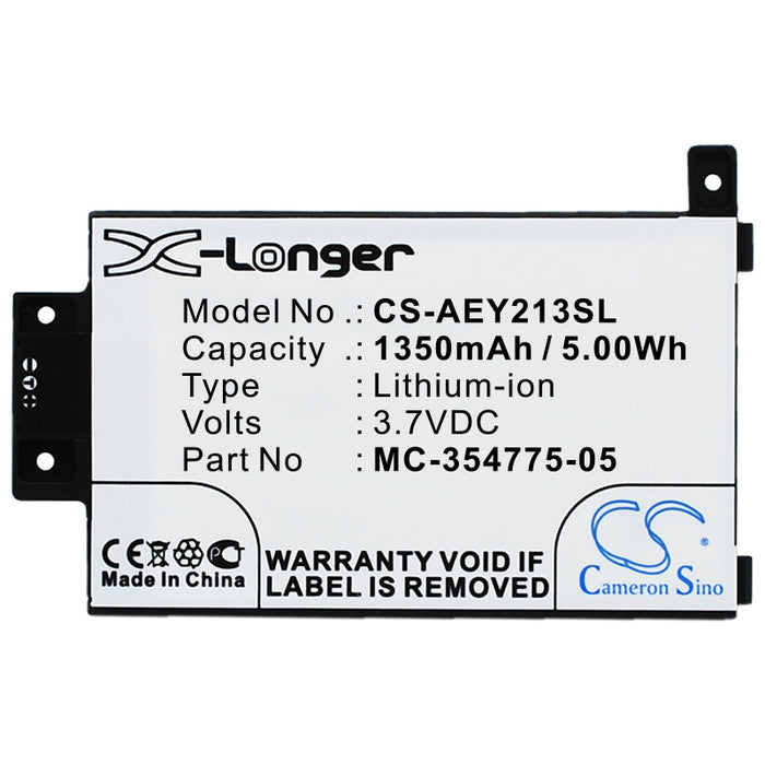 Amazon DP75SDI Kindle Paperwhite 2013 Kindle Paperwhite 6 2015 Kindle Paperwhite 6 Gen Kindle Touch 3G 6in 2013 Kindle Tou eReader Replacement Battery-5