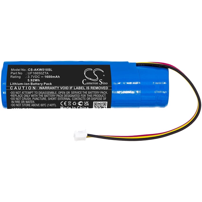 AKAI 5000 Solo EWI 5000 1600mAh Amplifier Replacement Battery-3