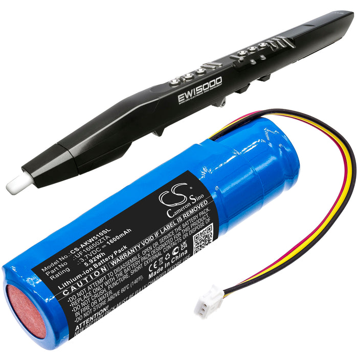 AKAI 5000 Solo EWI 5000 1600mAh Amplifier Replacement Battery-6