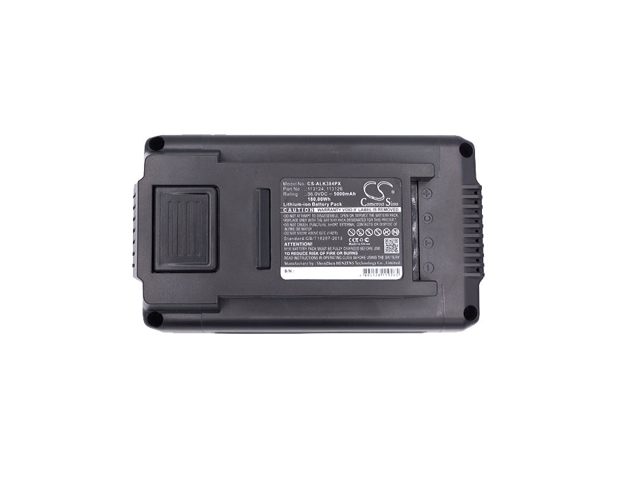 Al-Ko 38.4 Li Akku-Rasenm?her 38.4 Li Comfort 38.4LI Comfort 38.4 Li Comfort 38.4 Li DC-3630LI DC-3630LI Energy 5000mAh Lawn Mower Replacement Battery-5