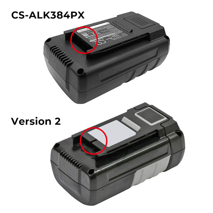 Al-Ko 38.4 Li Akku-Rasenm?her 38.4 Li Comfort 38.4LI Comfort 38.4 Li Comfort 38.4 Li DC-3630LI DC-3630LI Energy 5000mAh Lawn Mower Replacement Battery-6