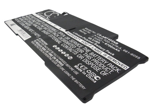 Apple A1466 MacBook Air inCore i5in 1.6 13in MacBo Replacement Battery-main