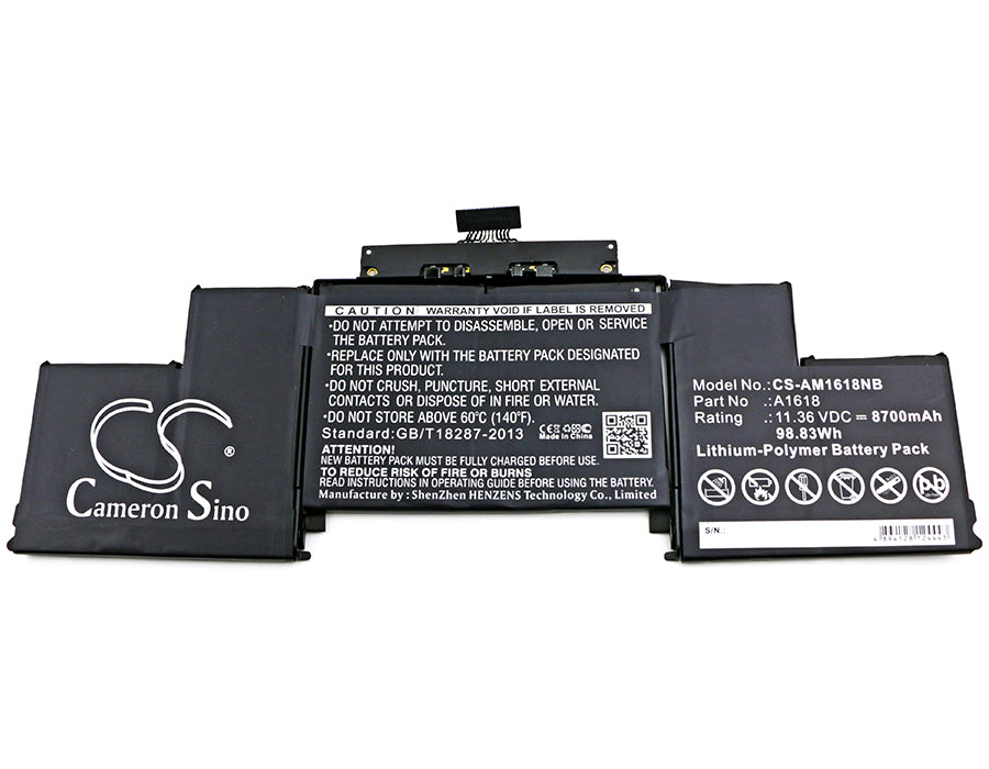 Apple A1398 Retina 2015 Macbook Pro 15 A1398 Retina (2 Macbook Pro 15 ME293 Macbook Pro 15 ME294 MacBook Pro 1 Laptop and Notebook Replacement Battery-4