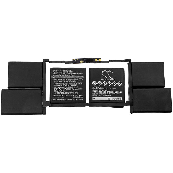 Apple A2141 MacBook Pro 16 2019 MacBook Pro 16 2019 i9 5500M MacBook Pro 16 2020 Laptop and Notebook Replacement Battery-3