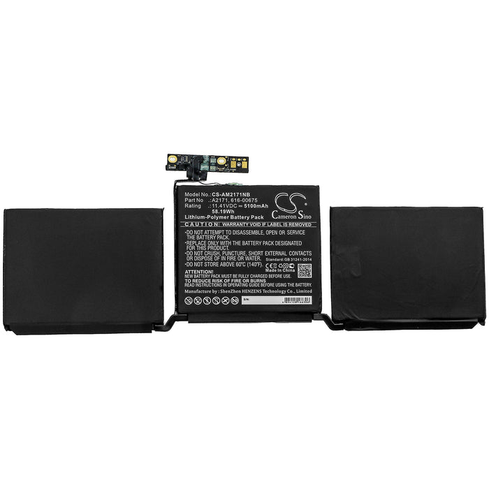Apple MacBook Pro 13 Inch Two Thunde Macbook Pro EMC 3301 Macbook Pro Retina 13.3 A2159 MUHN2LL A MUHP2LL A MU Laptop and Notebook Replacement Battery-3