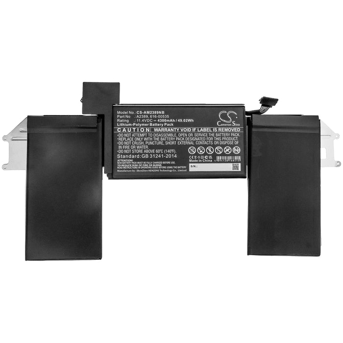 Apple MacBook Air 13 Late 2020 MacBook Air 13-inch A2179 2020 MacBook Air 13-inch A2179 EMC MacBook Air 13-inc Laptop and Notebook Replacement Battery-5