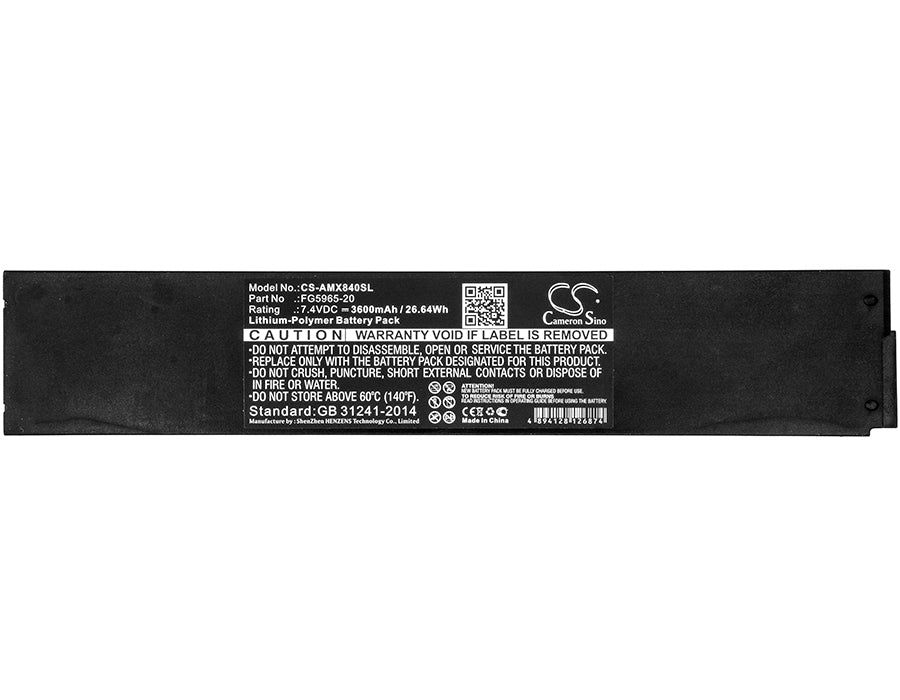 AMX MVP Touch Panels MVP-8400 MVP-8400 Modero View Replacement Battery-5