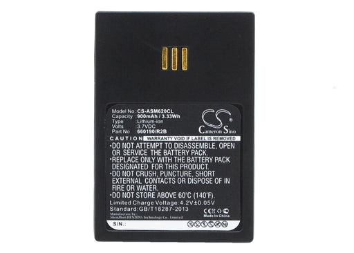Ascom 9D62 D62 i62 i62 Messenger i62 Protector i62 Replacement Battery-main